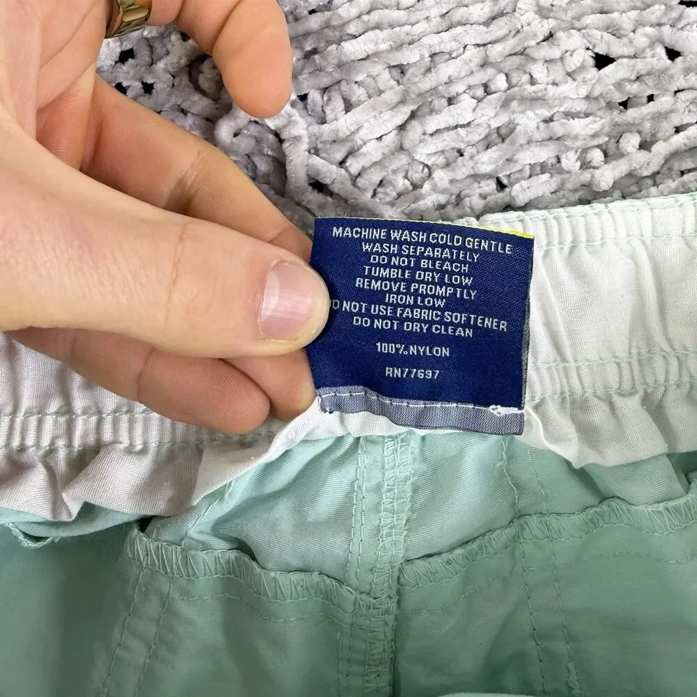 Aftco Cargo Shorts Mens 34 Nylon Blue Utility Summer Beach Fishing Gear Boating